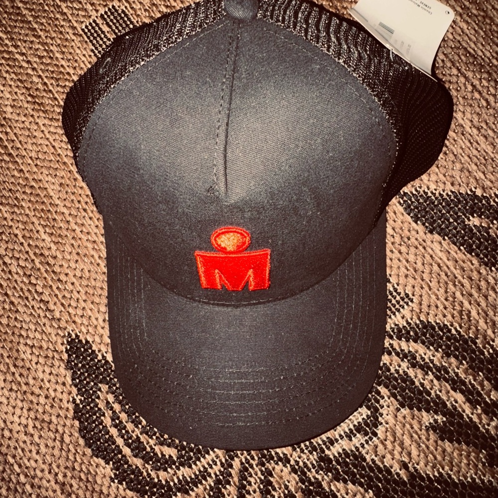 Iron Man Black Cap with Red Logo